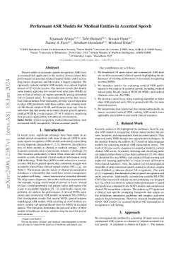 Performant ASR Models for Medical Entities in Accented Speech