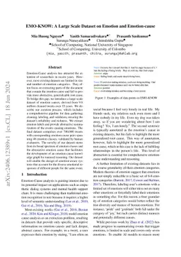 EMO-KNOW: A Large Scale Dataset on Emotion and Emotion-cause