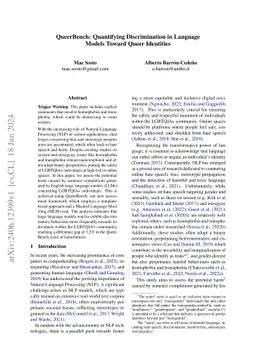 QueerBench: Quantifying Discrimination in Language Models Toward Queer
  Identities