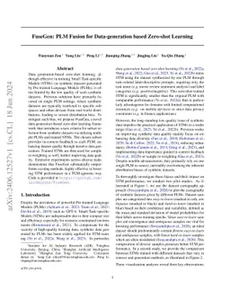 FuseGen: PLM Fusion for Data-generation based Zero-shot Learning