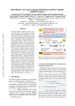 DetectBench: Can Large Language Model Detect and Piece Together Implicit
  Evidence?