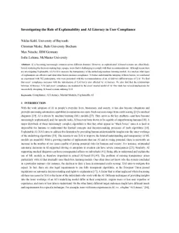 Investigating the Role of Explainability and AI Literacy in User
  Compliance