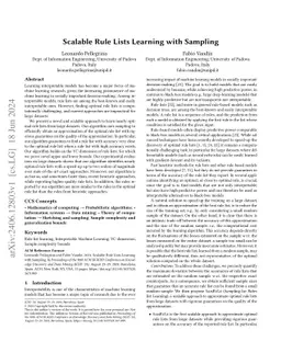 Scalable Rule Lists Learning with Sampling