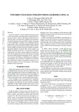 Towards Unlocking Insights from Logbooks Using AI