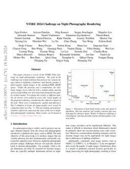 NTIRE 2024 Challenge on Night Photography Rendering