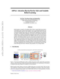ABNet: Attention BarrierNet for Safe and Scalable Robot Learning