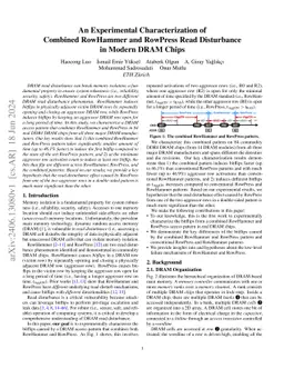 An Experimental Characterization of Combined RowHammer and RowPress Read
  Disturbance in Modern DRAM Chips