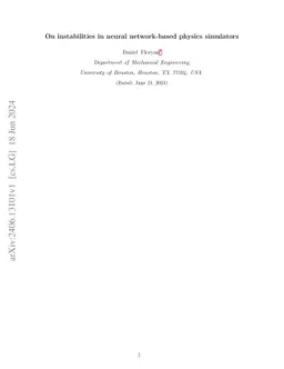 On instabilities in neural network-based physics simulators