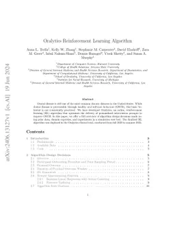 Oralytics Reinforcement Learning Algorithm