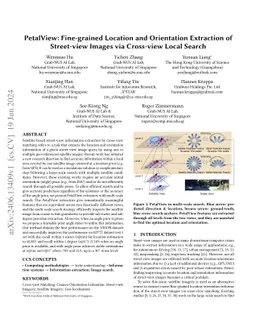 PetalView: Fine-grained Location and Orientation Extraction of
  Street-view Images via Cross-view Local Search with Supplementary Materials