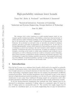 High-probability minimax lower bounds