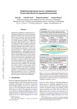 Model Internals-based Answer Attribution for Trustworthy
  Retrieval-Augmented Generation