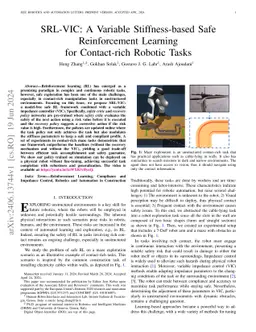 SRL-VIC: A Variable Stiffness-Based Safe Reinforcement Learning for
  Contact-Rich Robotic Tasks