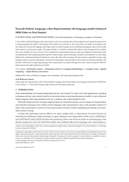 Towards Holistic Language-video Representation: the language
  model-enhanced MSR-Video to Text Dataset
