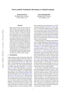 Neuro-symbolic Training for Reasoning over Spatial Language