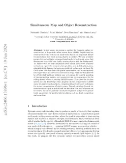 SMORE: Simultaneous Map and Object REconstruction