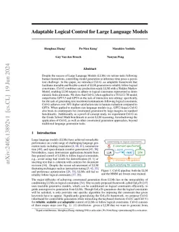 Adaptable Logical Control for Large Language Models