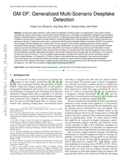 GM-DF: Generalized Multi-Scenario Deepfake Detection