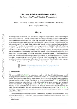 LLaVolta: Efficient Multi-modal Models via Stage-wise Visual Context
  Compression