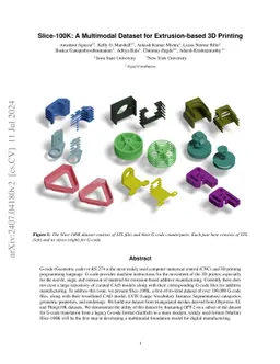 Slice-100K: A Multimodal Dataset for Extrusion-based 3D Printing
