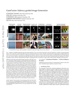 GazeFusion: Saliency-Guided Image Generation