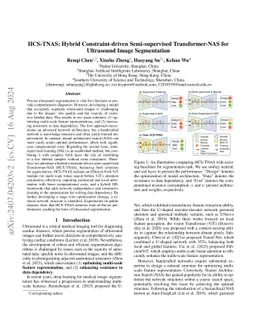 DeNAS-ViT: Data Efficient NAS-Optimized Vision Transformer for Ultrasound Image Segmentation