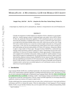 MobileFlow: A Multimodal LLM For Mobile GUI Agent