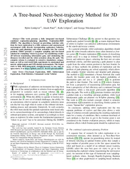 A Tree-based Next-best-trajectory Method for 3D UAV Exploration