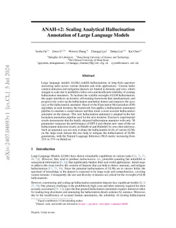 ANAH-v2: Scaling Analytical Hallucination Annotation of Large Language
  Models
