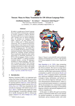 Toucan: Many-to-Many Translation for 150 African Language Pairs