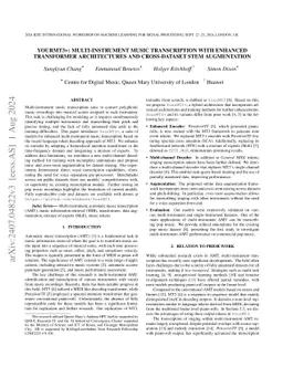 YourMT3+: Multi-instrument Music Transcription with Enhanced Transformer
  Architectures and Cross-dataset Stem Augmentation