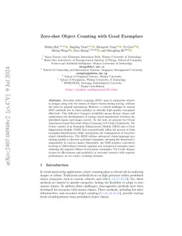 Zero-shot Object Counting with Good Exemplars