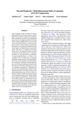 Beyond Perplexity: Multi-dimensional Safety Evaluation of LLM
  Compression