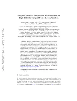 SurgicalGaussian: Deformable 3D Gaussians for High-Fidelity Surgical
  Scene Reconstruction