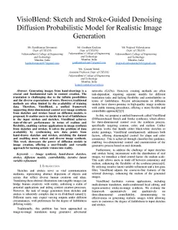 VisioBlend: Sketch and Stroke-Guided Denoising Diffusion Probabilistic
  Model for Realistic Image Generation