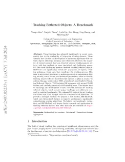 Tracking Reflected Objects: A Benchmark