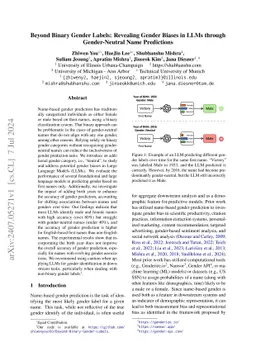 Beyond Binary Gender Labels: Revealing Gender Biases in LLMs through
  Gender-Neutral Name Predictions