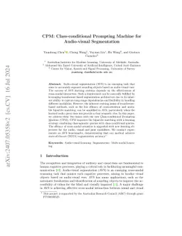 CPM: Class-conditional Prompting Machine for Audio-visual Segmentation