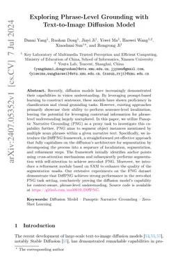 Exploring Phrase-Level Grounding with Text-to-Image Diffusion Model