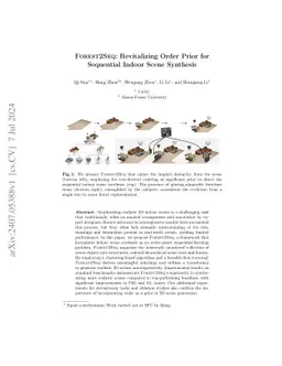 Forest2Seq: Revitalizing Order Prior for Sequential Indoor Scene
  Synthesis