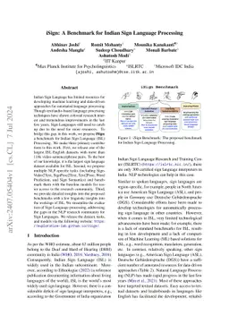 iSign: A Benchmark for Indian Sign Language Processing