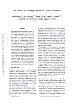 How Effective are State Space Models for Machine Translation?