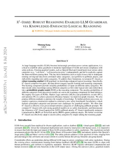 $R^2$-Guard: Robust Reasoning Enabled LLM Guardrail via
  Knowledge-Enhanced Logical Reasoning