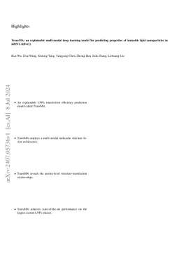 TransMA: an explainable multi-modal deep learning model for predicting
  properties of ionizable lipid nanoparticles in mRNA delivery
