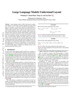 Large Language Models Understand Layout