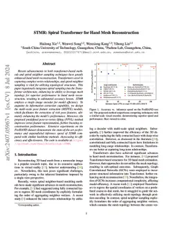 STMR: Spiral Transformer for Hand Mesh Reconstruction