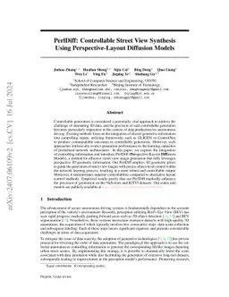 PerLDiff: Controllable Street View Synthesis Using Perspective-Layout Diffusion Models