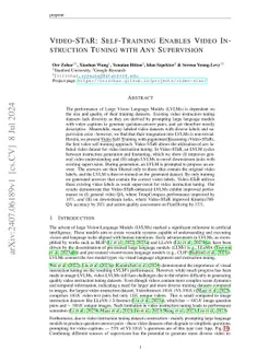 Video-STaR: Self-Training Enables Video Instruction Tuning with Any
  Supervision