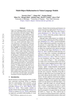 Multi-Object Hallucination in Vision-Language Models