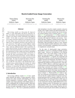 Sketch-Guided Scene Image Generation